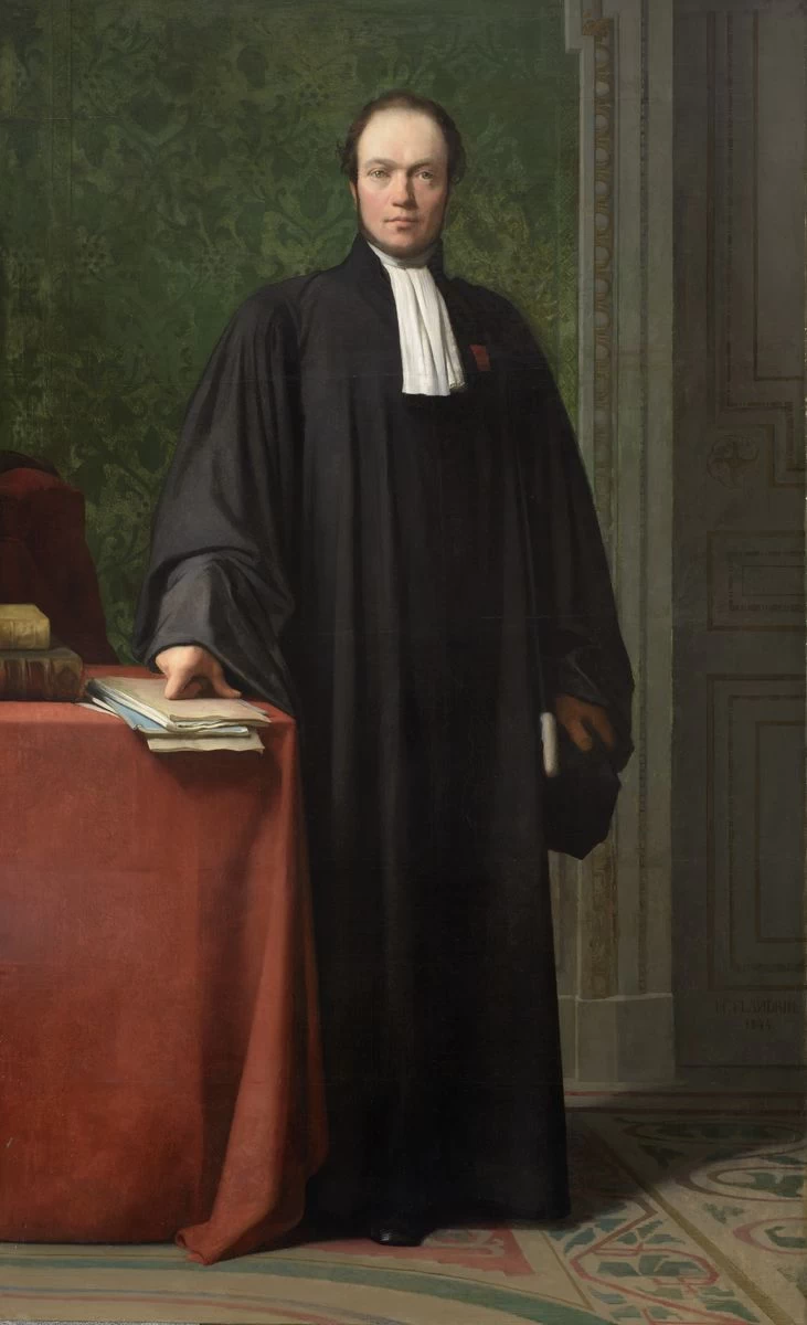 Hippolyte Flandrin - 105, Ritratto di Gustave Louis Chaix d'Est, Ange, Musée des Beaux, Arts, Lione